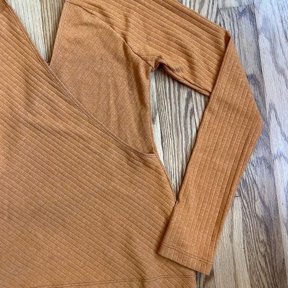 Anthropologie Maeve Burnt Orange Top - Picture 4 of 8